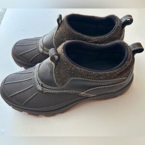 L.L. Bean Brown Mud Rain Winter Boots Vibram Arctic Grip soles